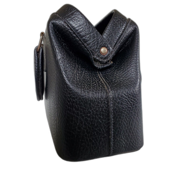 EUC Pebbled Leather Medical Doctor's Bag Double Handles Locking Case 2 Keys Vtg - Picture 7 of 12